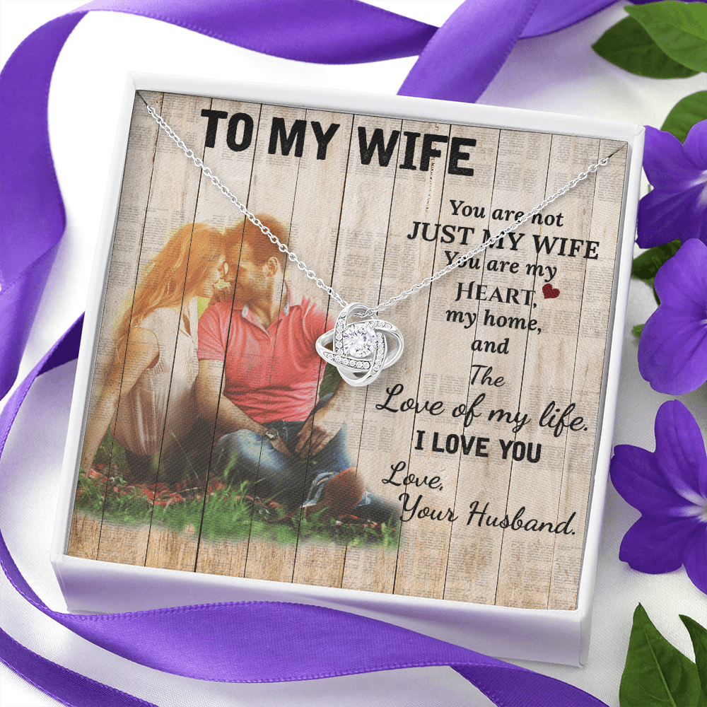 To My Wife Necklace – Anniversary Gift She Will Treasure Forever