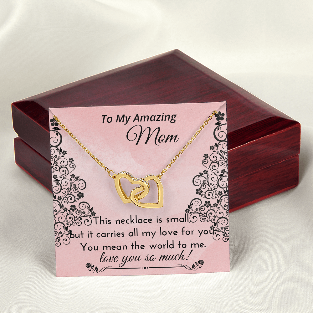 Mother's Day Necklace with Message Card – Emotional Gift for Mom