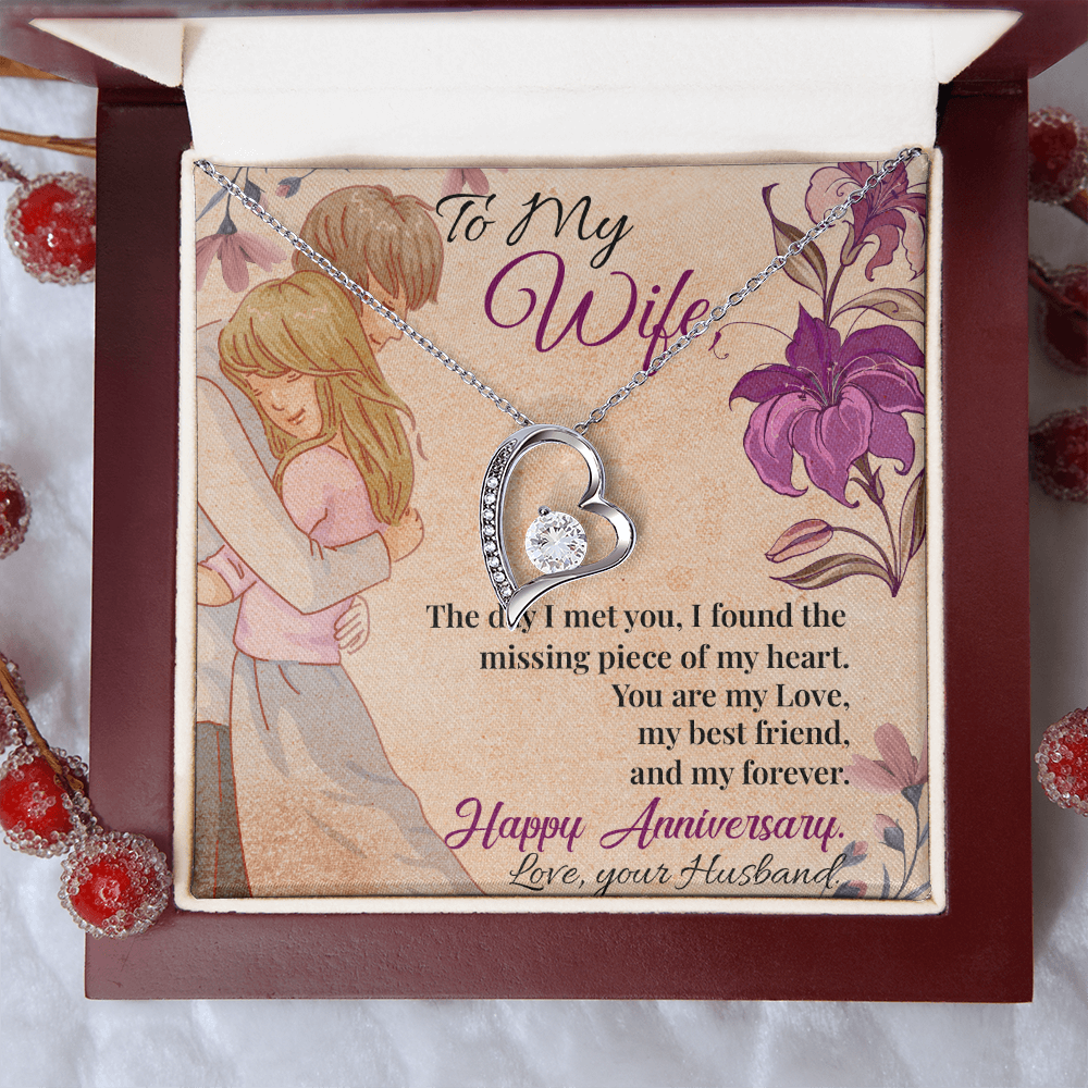 To My Wife Necklace – A timeless necklace for wife, she can wear every day.