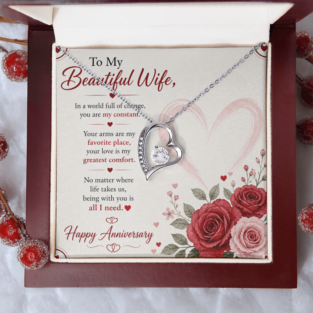 Romantic Jewelry Gift for Wife Anniversary Necklace