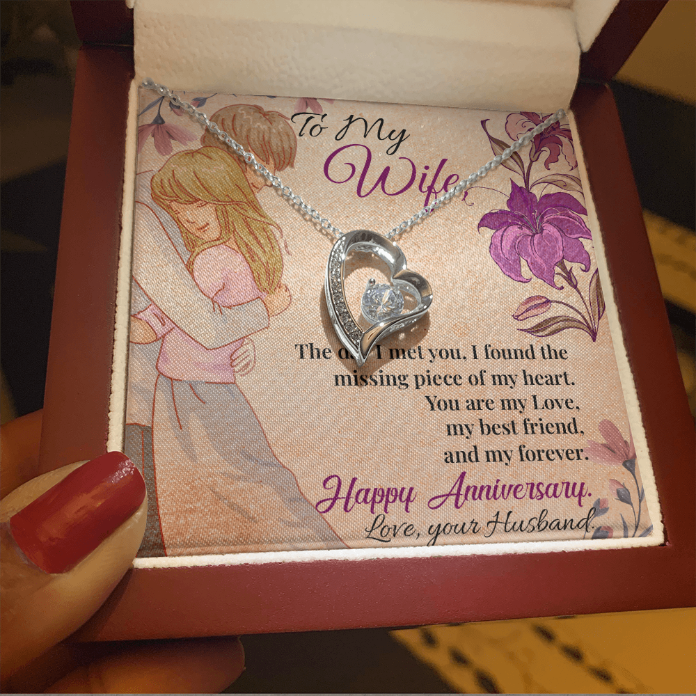 To My Wife Necklace – A timeless necklace for wife, she can wear every day.