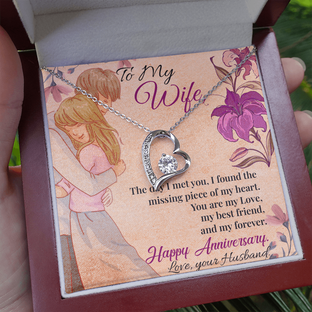 To My Wife Necklace – A timeless necklace for wife, she can wear every day.