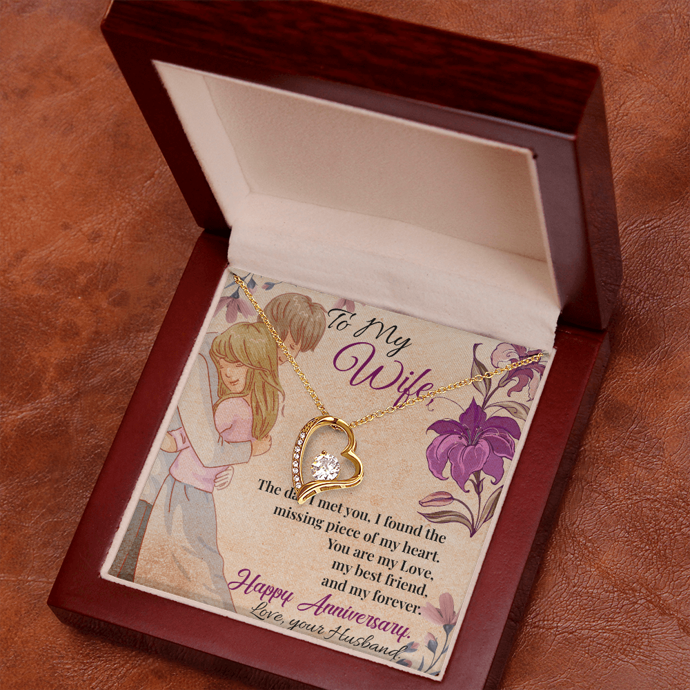 To My Wife Necklace – A timeless necklace for wife, she can wear every day.