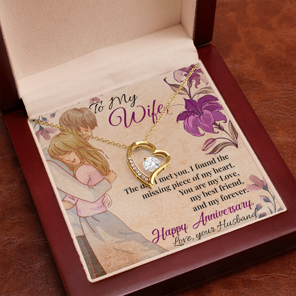 To My Wife Necklace – A timeless necklace for wife, she can wear every day.