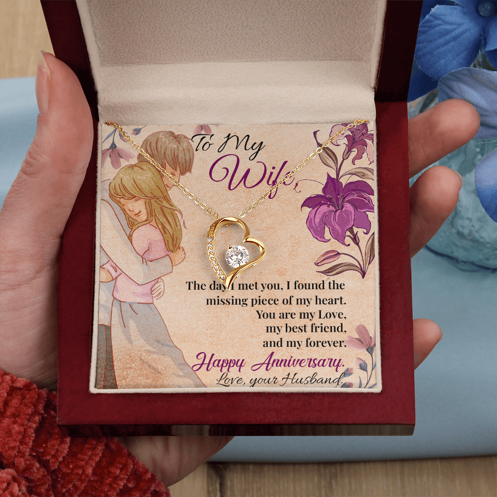 To My Wife Necklace – A timeless necklace for wife, she can wear every day.