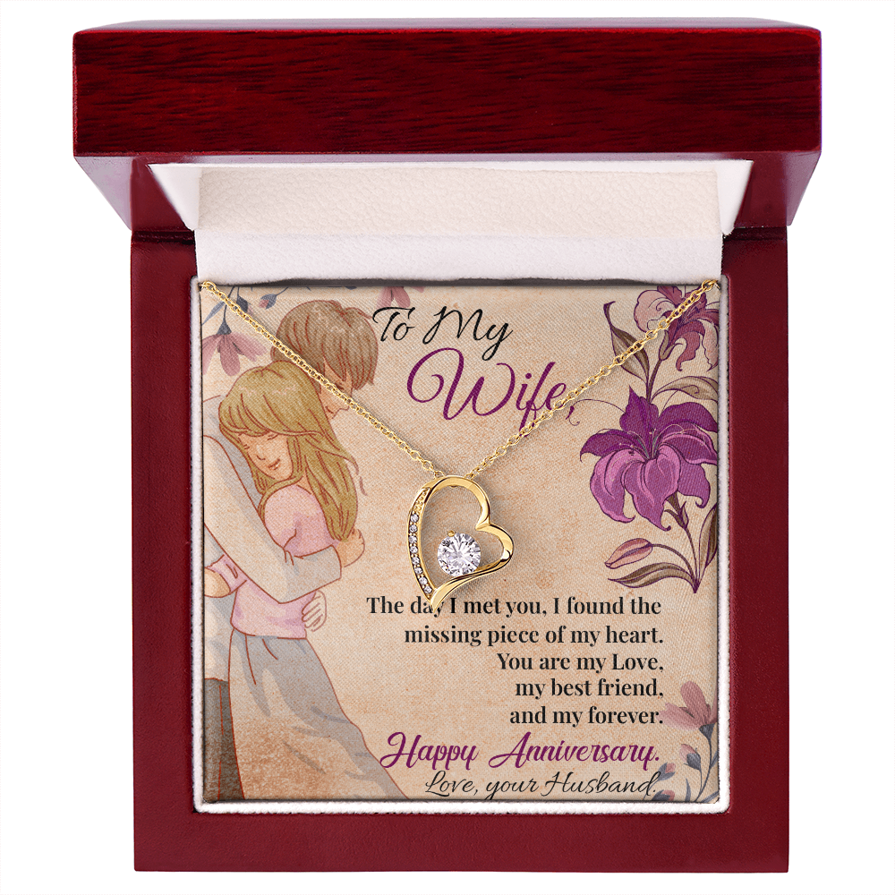 To My Wife Necklace – A timeless necklace for wife, she can wear every day.