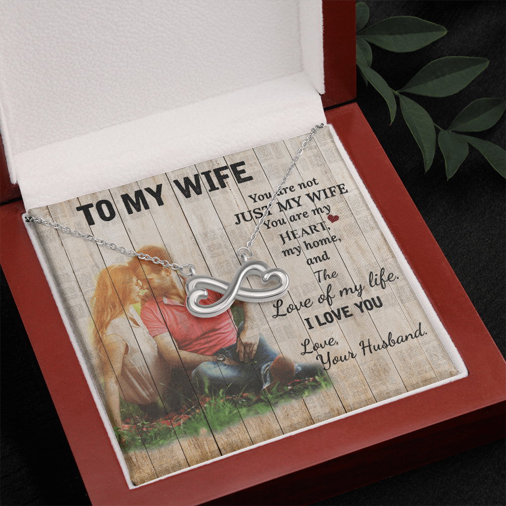 To My Wife Necklace – Meaningful Anniversary Gift for Wife from Husband