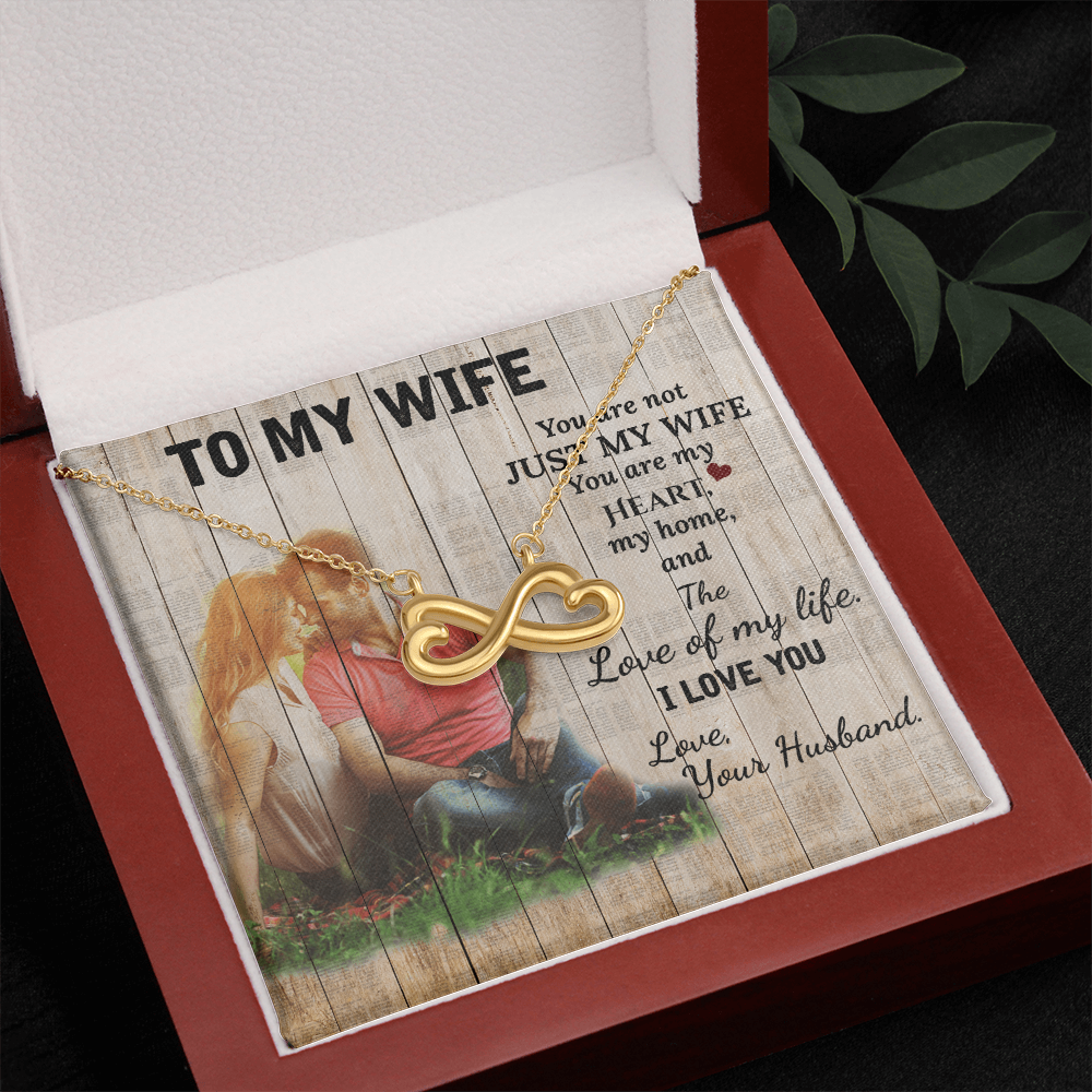 To My Wife Necklace – Meaningful Anniversary Gift for Wife from Husband