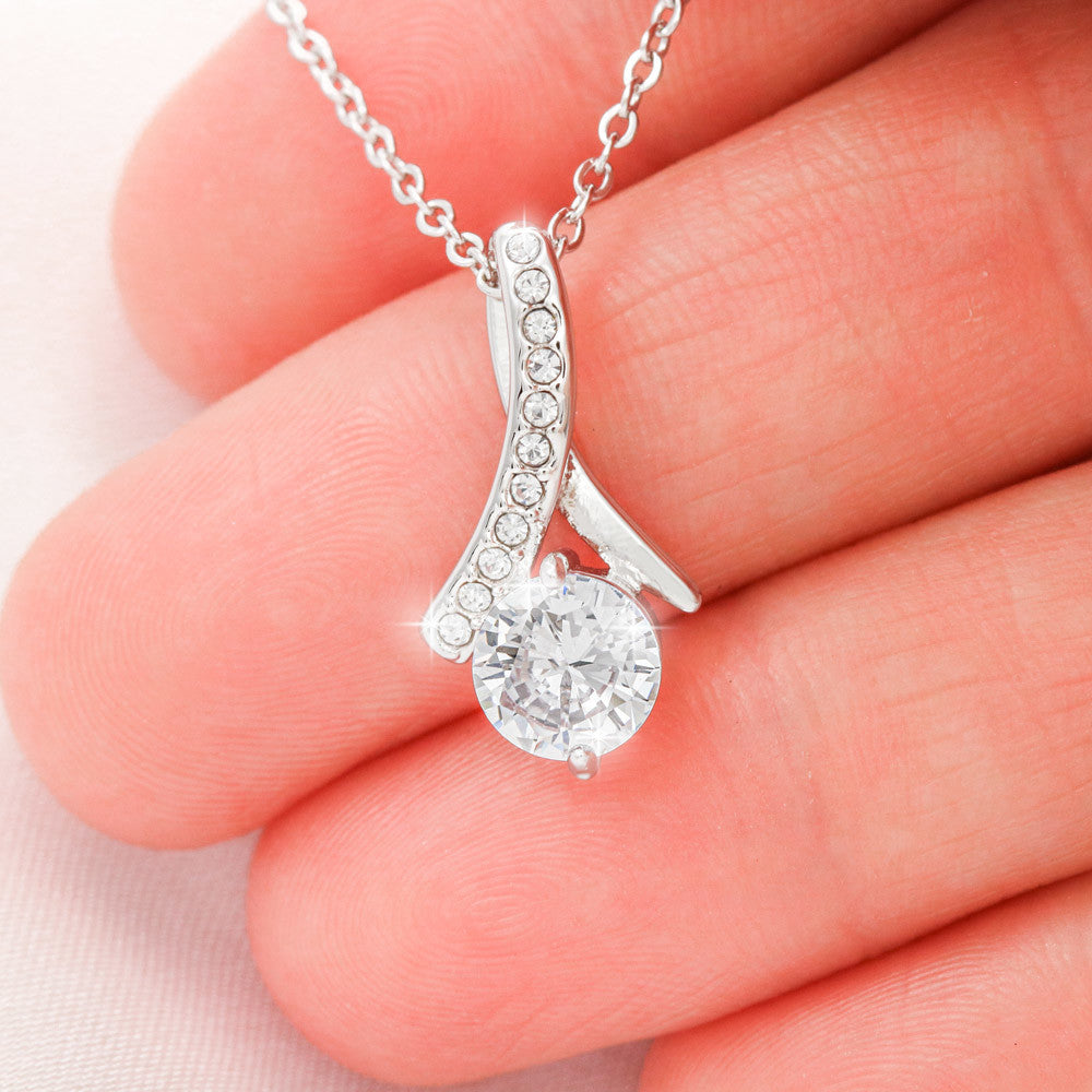 Mom Necklace Gift – Emotional Jewelry with Keepsake Message Card