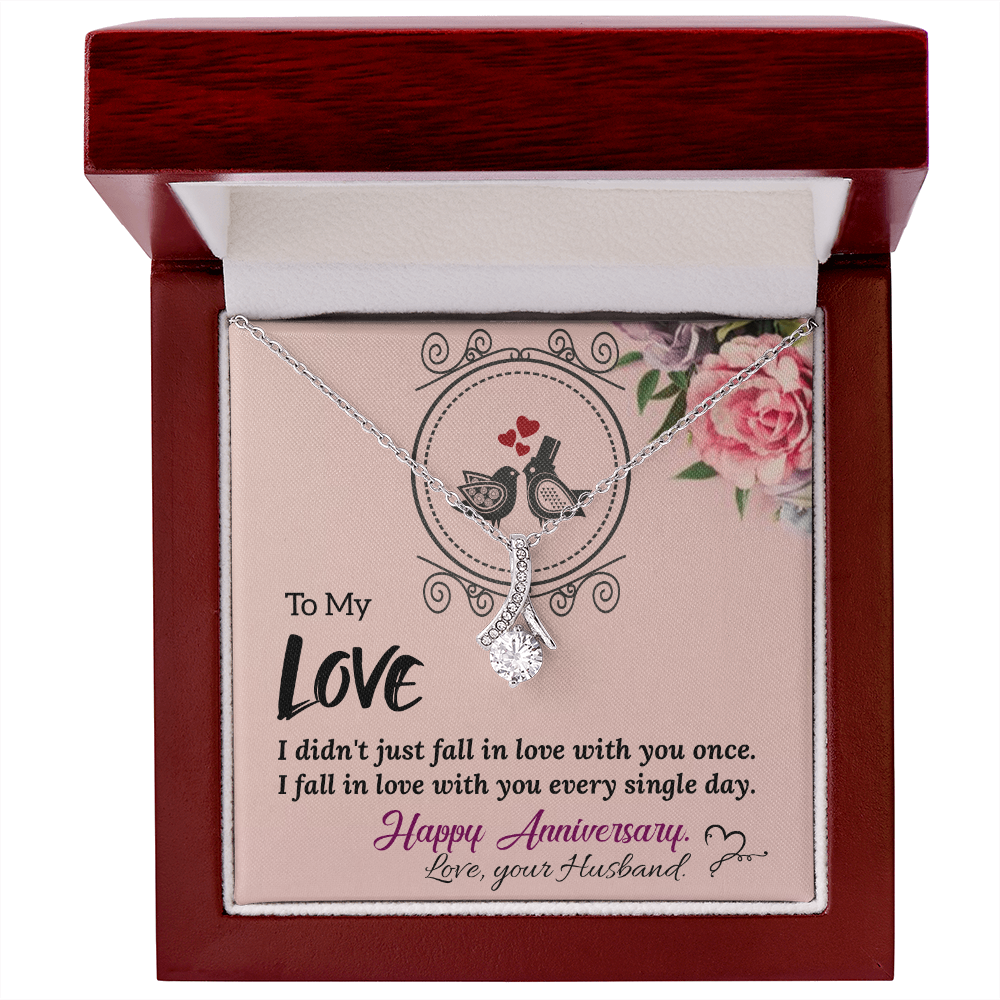To My Wife Necklace – Meaningful Anniversary Gift for Wife from Husband