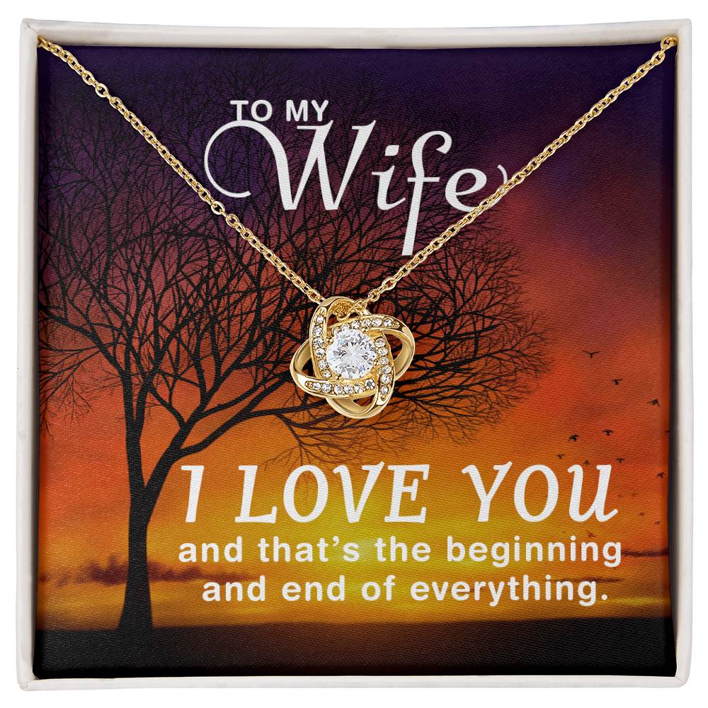 “My Love Begins and Ends With You”
