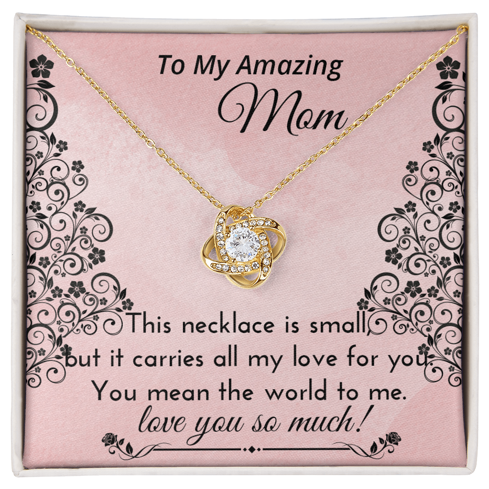 Mother's Day Jewelry Gift for Mom – Elegant Necklace with Emotional Message