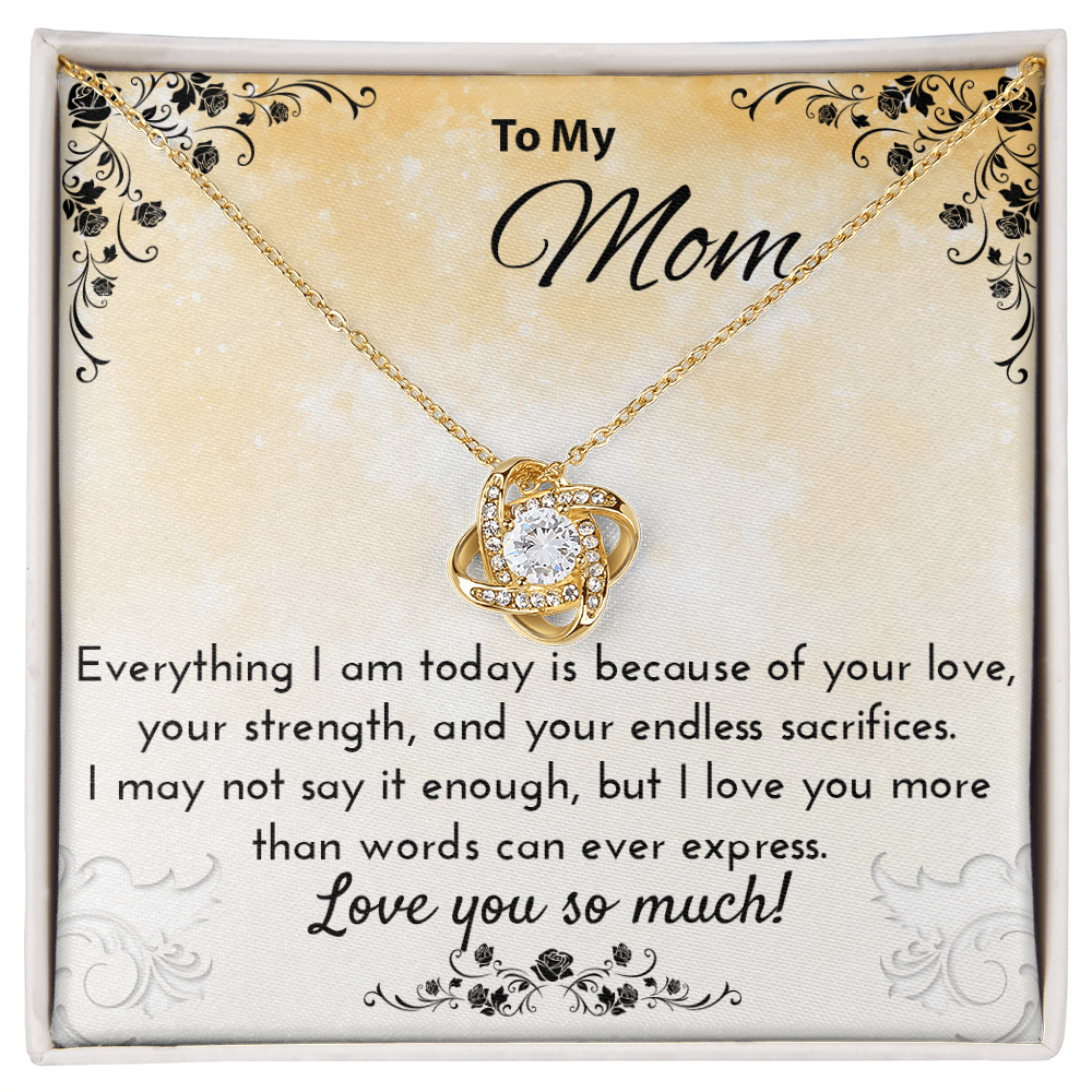 Mother's Day Necklace Gift for Mom – Meaningful Jewelry with Message Card
