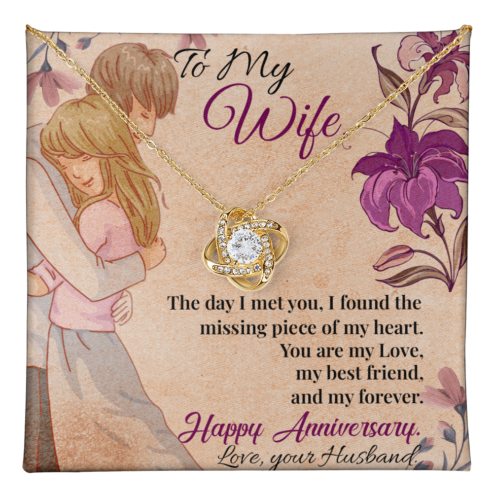 To My Wife Necklace – Meaningful Anniversary Gift for Wife from Husband