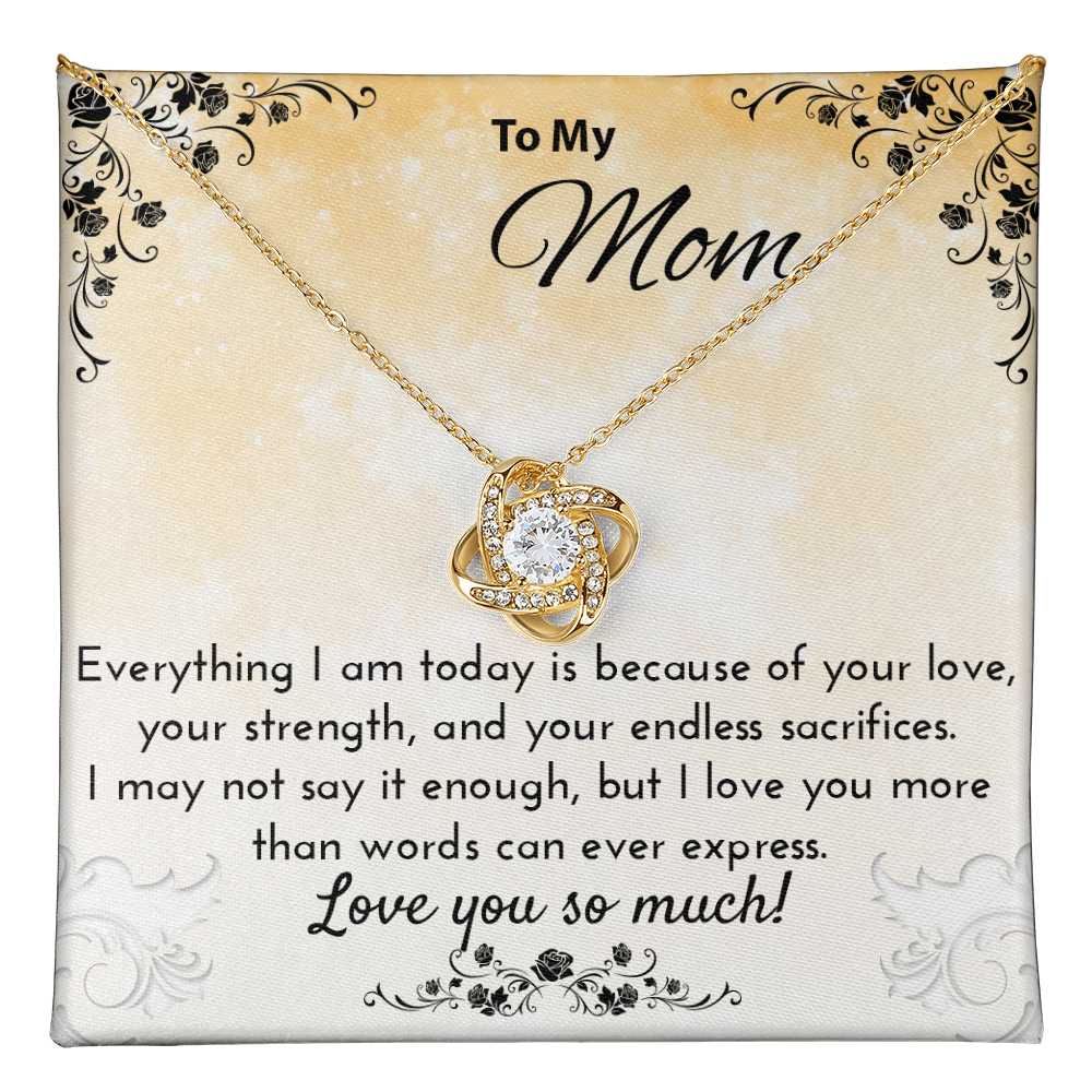 Mother's Day Necklace Gift for Mom – Meaningful Jewelry with Message Card