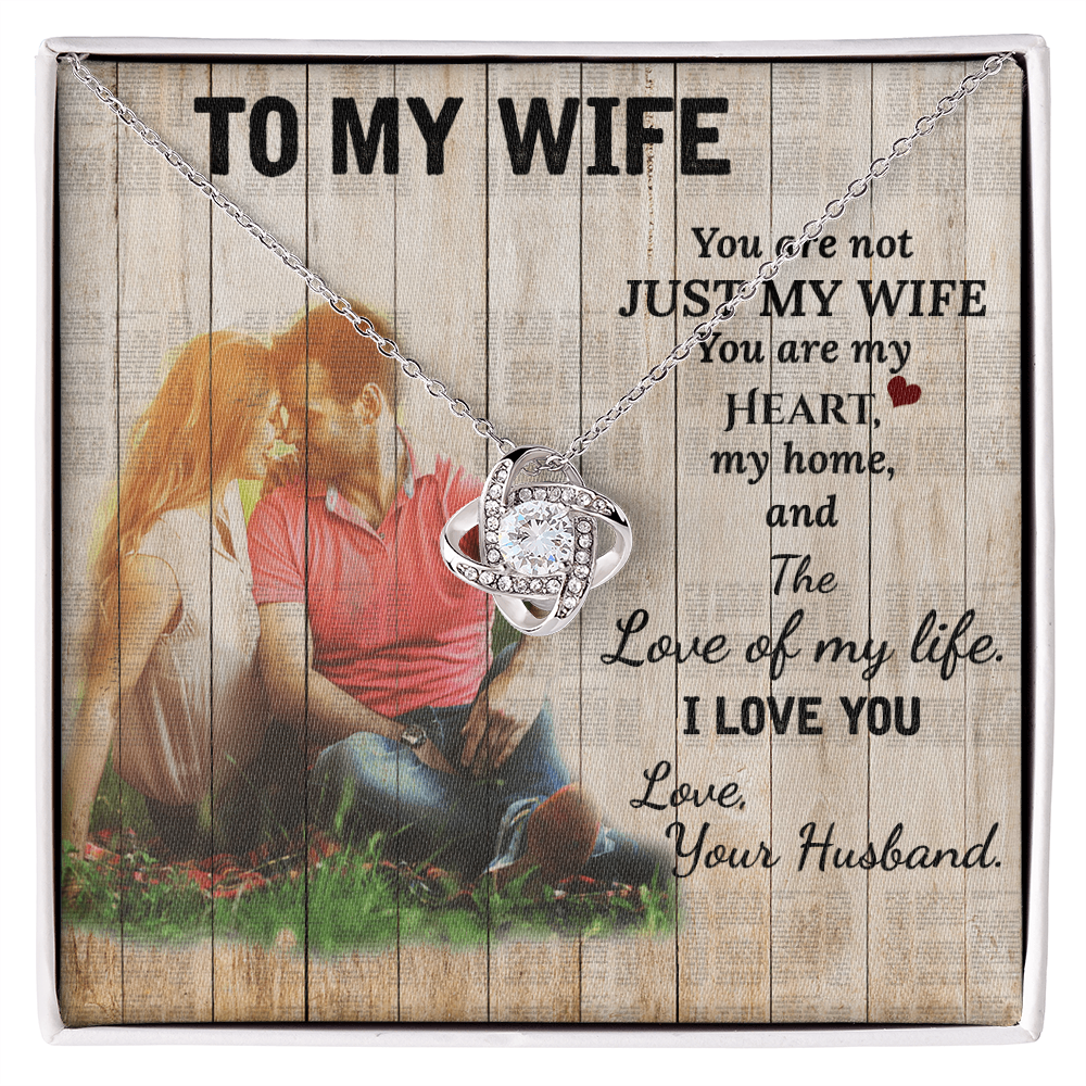 To My Wife Necklace – Anniversary Gift She Will Treasure Forever