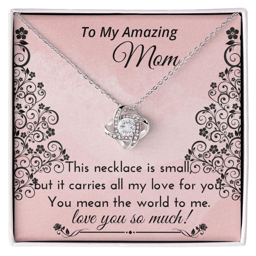 Mother's Day Jewelry Gift for Mom – Elegant Necklace with Emotional Message