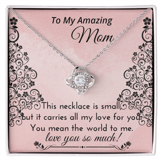 Mother's Day Jewelry Gift for Mom – Elegant Necklace with Emotional Message