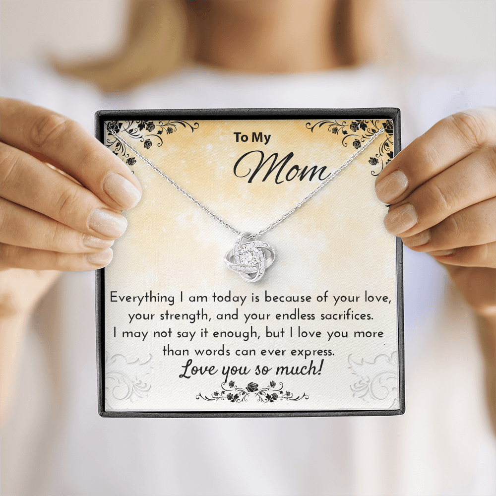 Mother's Day Necklace Gift for Mom – Meaningful Jewelry with Message Card
