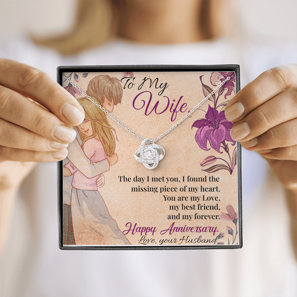 To My Wife Necklace – Meaningful Anniversary Gift for Wife from Husband