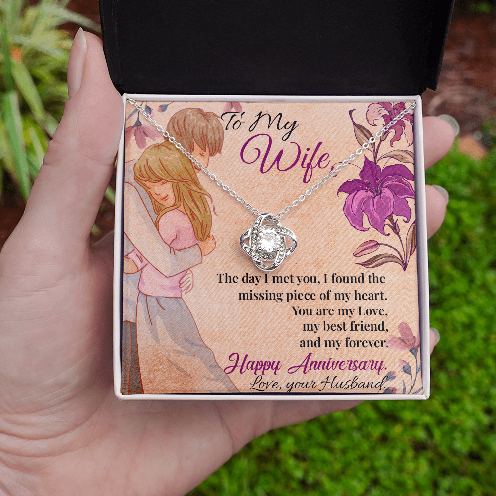 To My Wife Necklace – Meaningful Anniversary Gift for Wife from Husband