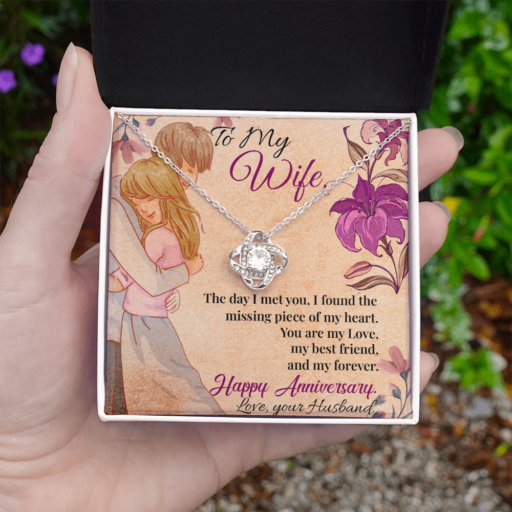 To My Wife Necklace – Meaningful Anniversary Gift for Wife from Husband