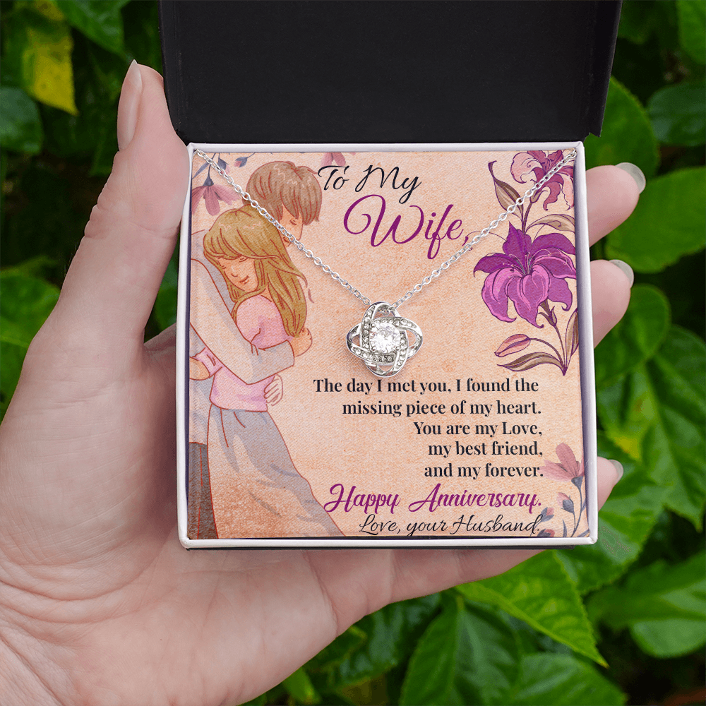 To My Wife Necklace – Meaningful Anniversary Gift for Wife from Husband