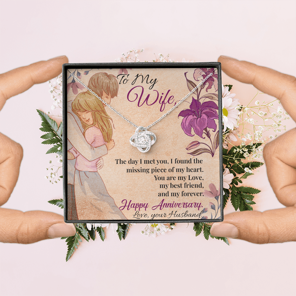 To My Wife Necklace – Meaningful Anniversary Gift for Wife from Husband