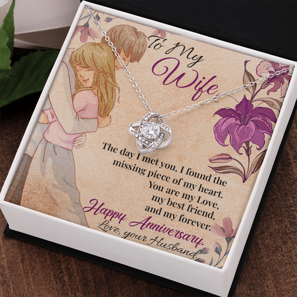 To My Wife Necklace – Meaningful Anniversary Gift for Wife from Husband