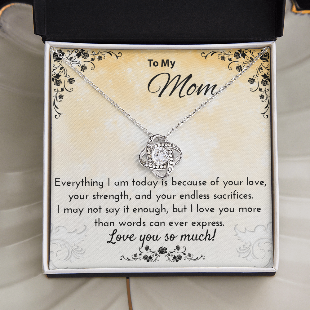Mother's Day Necklace Gift for Mom – Meaningful Jewelry with Message Card