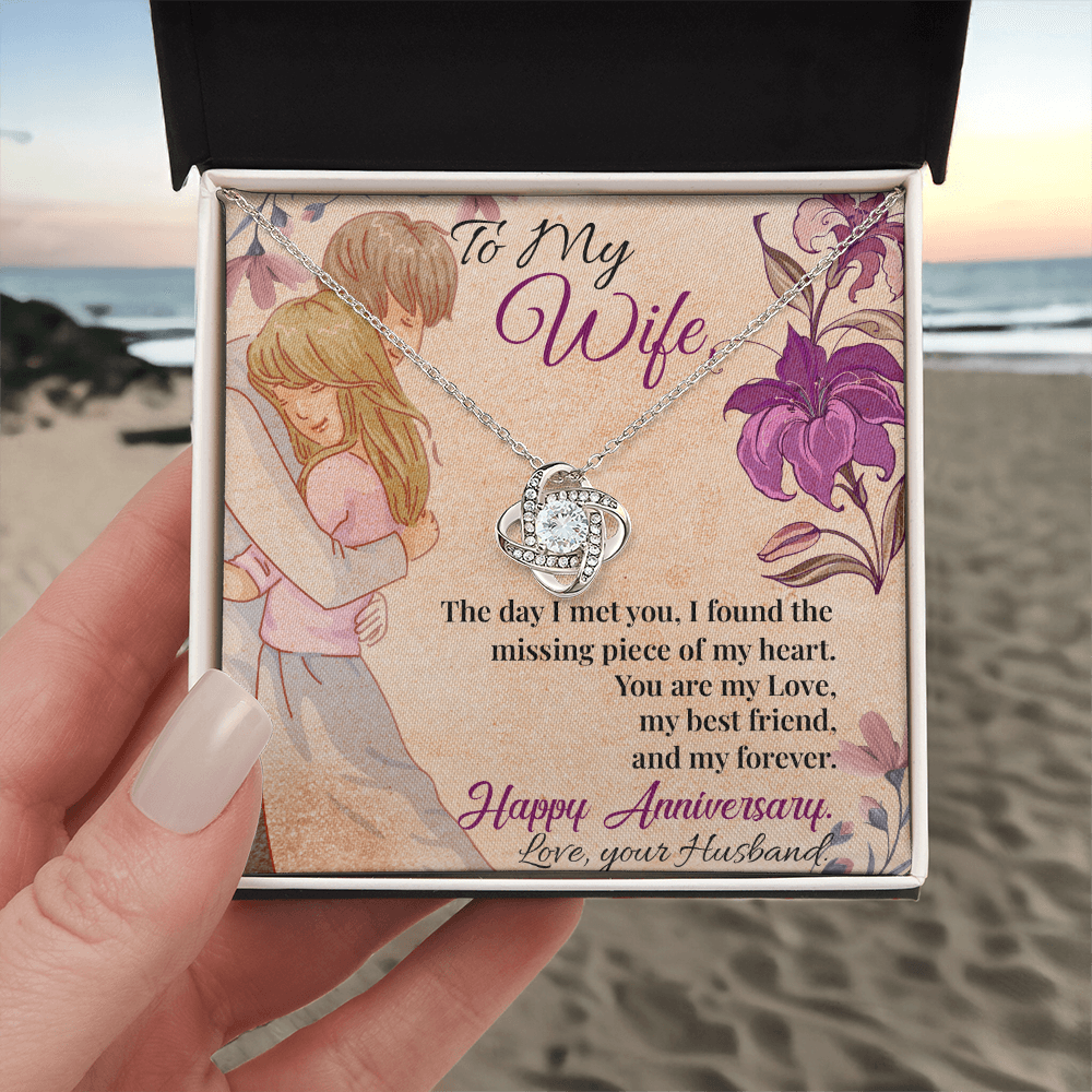 To My Wife Necklace – Meaningful Anniversary Gift for Wife from Husband