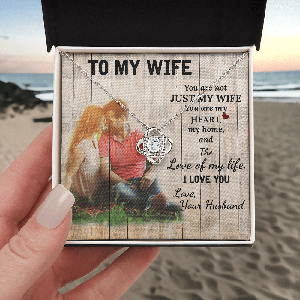To My Wife Necklace – Anniversary Gift She Will Treasure Forever