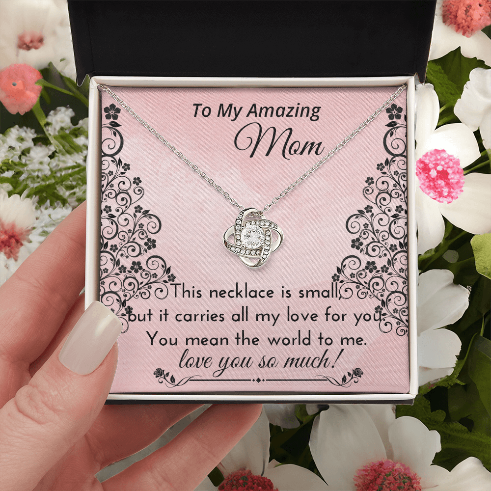 Mother's Day Jewelry Gift for Mom – Elegant Necklace with Emotional Message