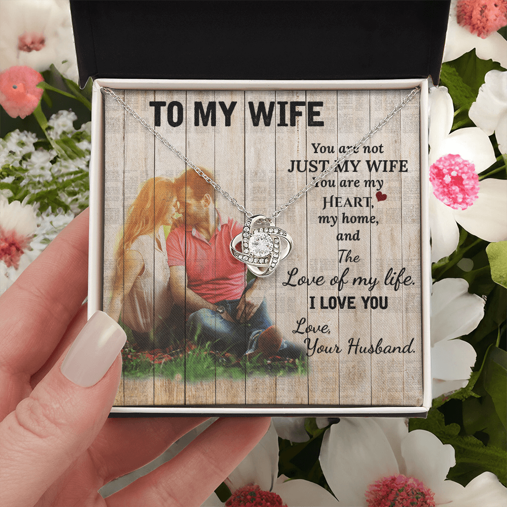 To My Wife Necklace – Anniversary Gift She Will Treasure Forever