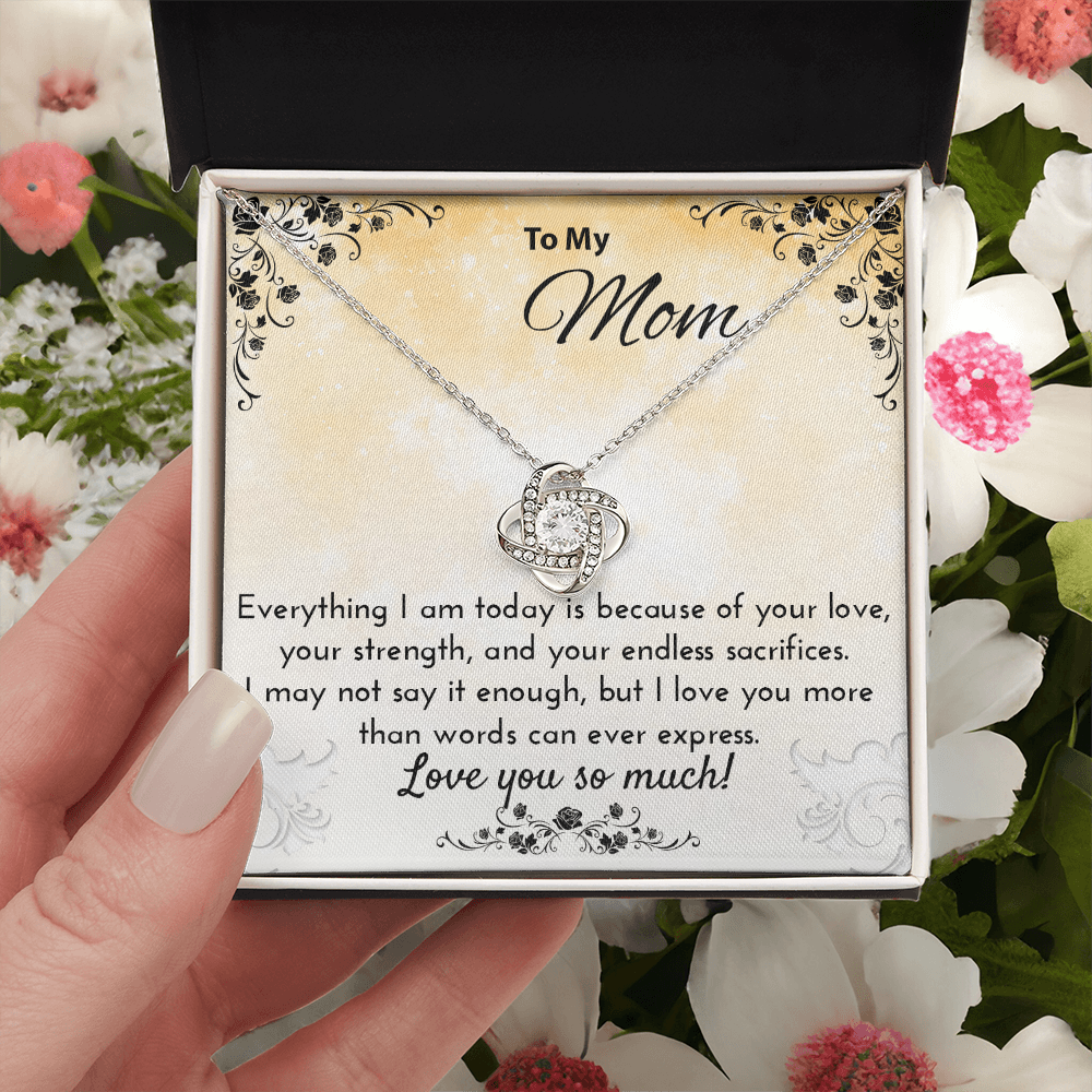 Mother's Day Necklace Gift for Mom – Meaningful Jewelry with Message Card
