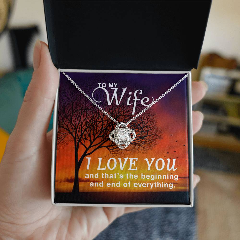 “My Love Begins and Ends With You”