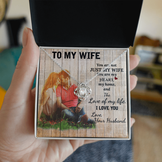 To My Wife Necklace – Anniversary Gift She Will Treasure Forever