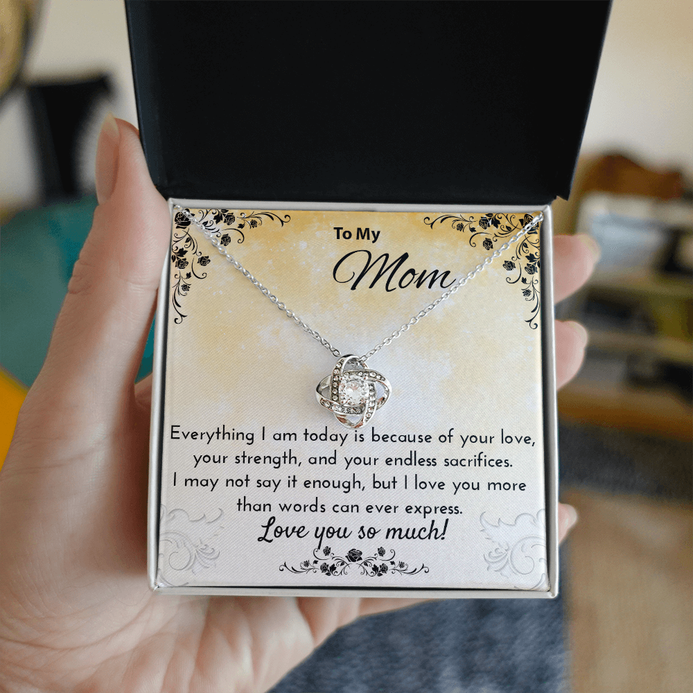 Mother's Day Necklace Gift for Mom – Meaningful Jewelry with Message Card