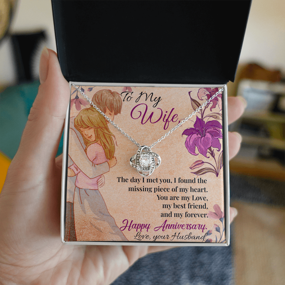 To My Wife Necklace – Meaningful Anniversary Gift for Wife from Husband