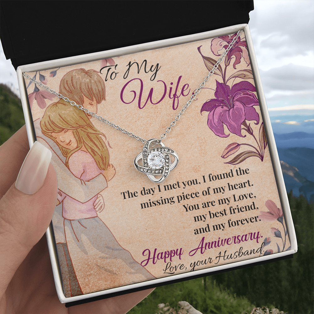 To My Wife Necklace – Meaningful Anniversary Gift for Wife from Husband