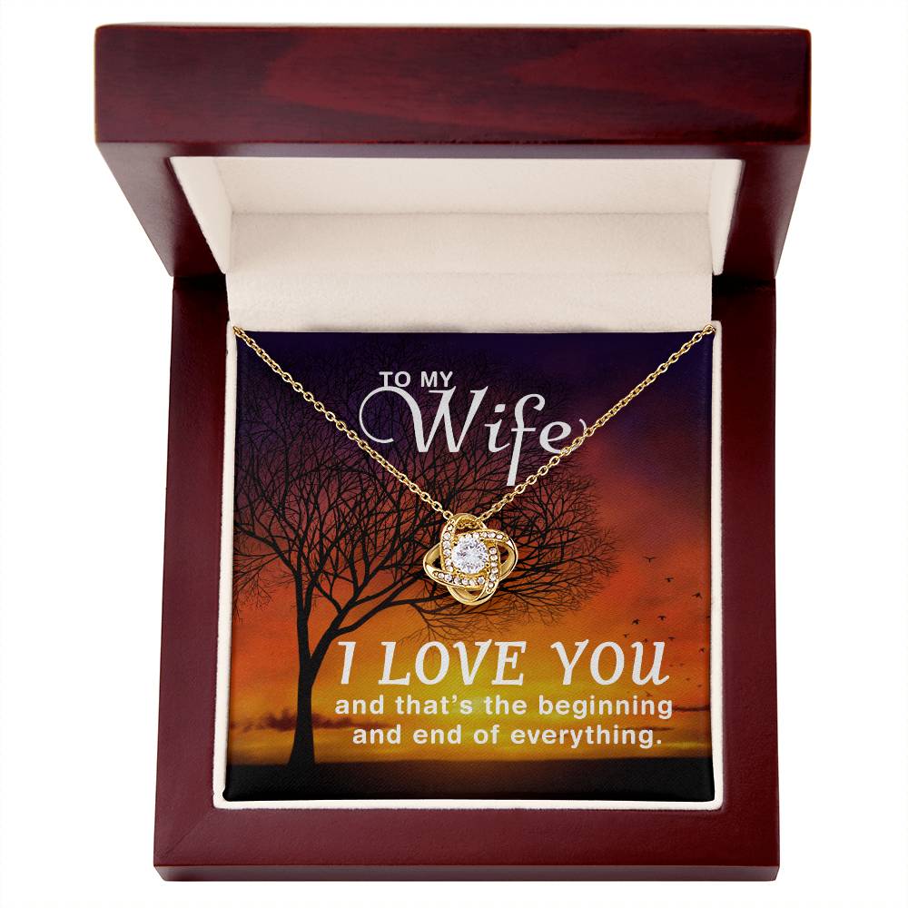 “My Love Begins and Ends With You”