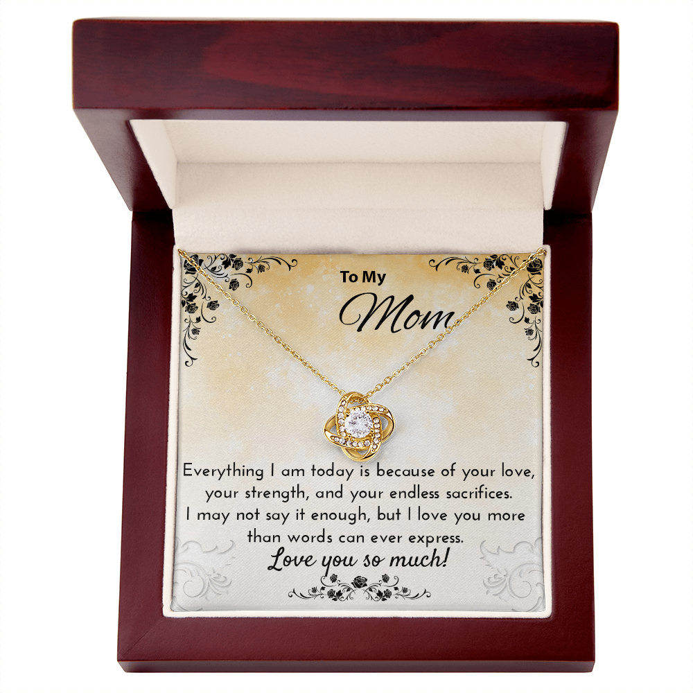 Mother's Day Necklace Gift for Mom – Meaningful Jewelry with Message Card
