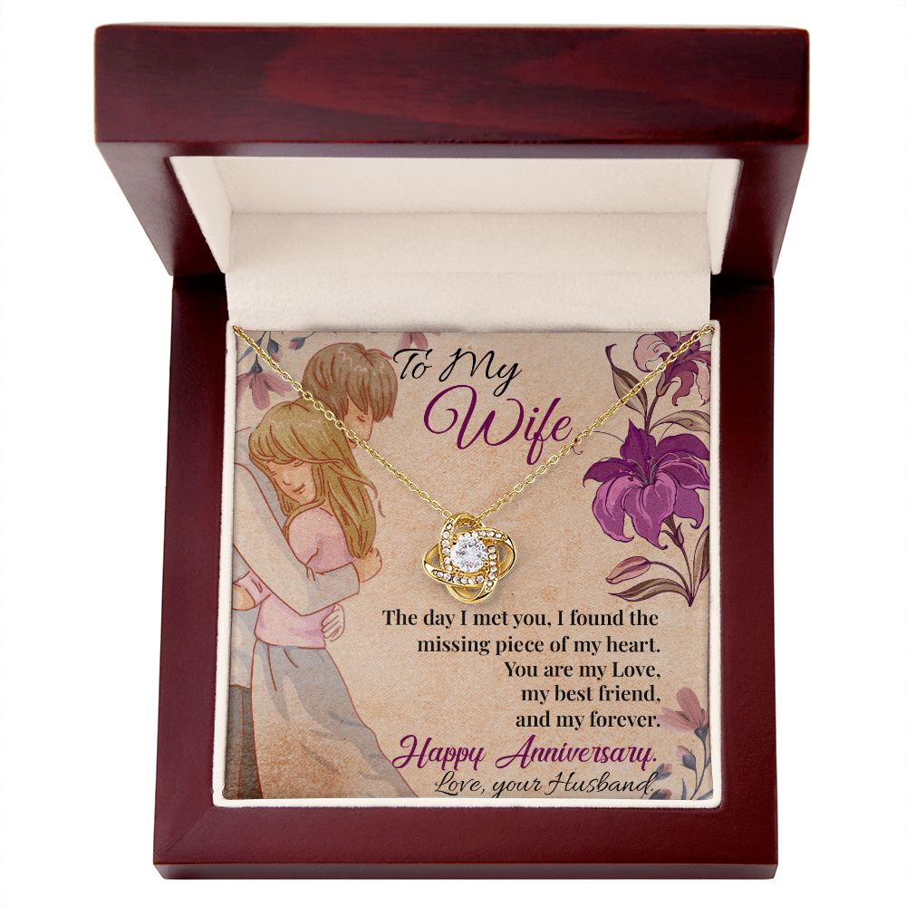 To My Wife Necklace – Meaningful Anniversary Gift for Wife from Husband