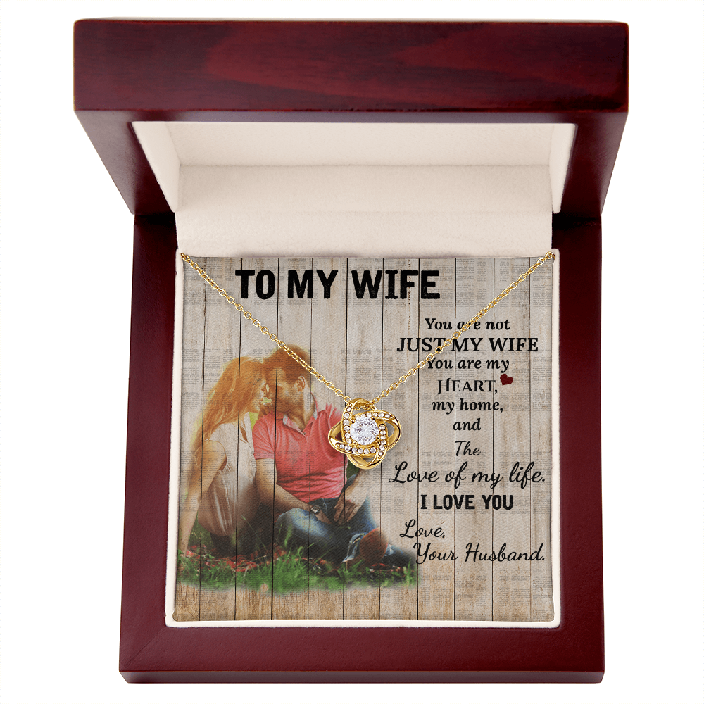 To My Wife Necklace – Anniversary Gift She Will Treasure Forever