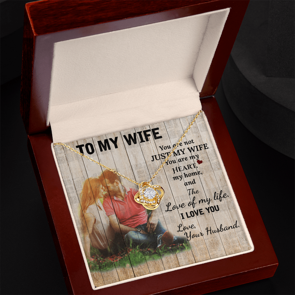 To My Wife Necklace – Anniversary Gift She Will Treasure Forever
