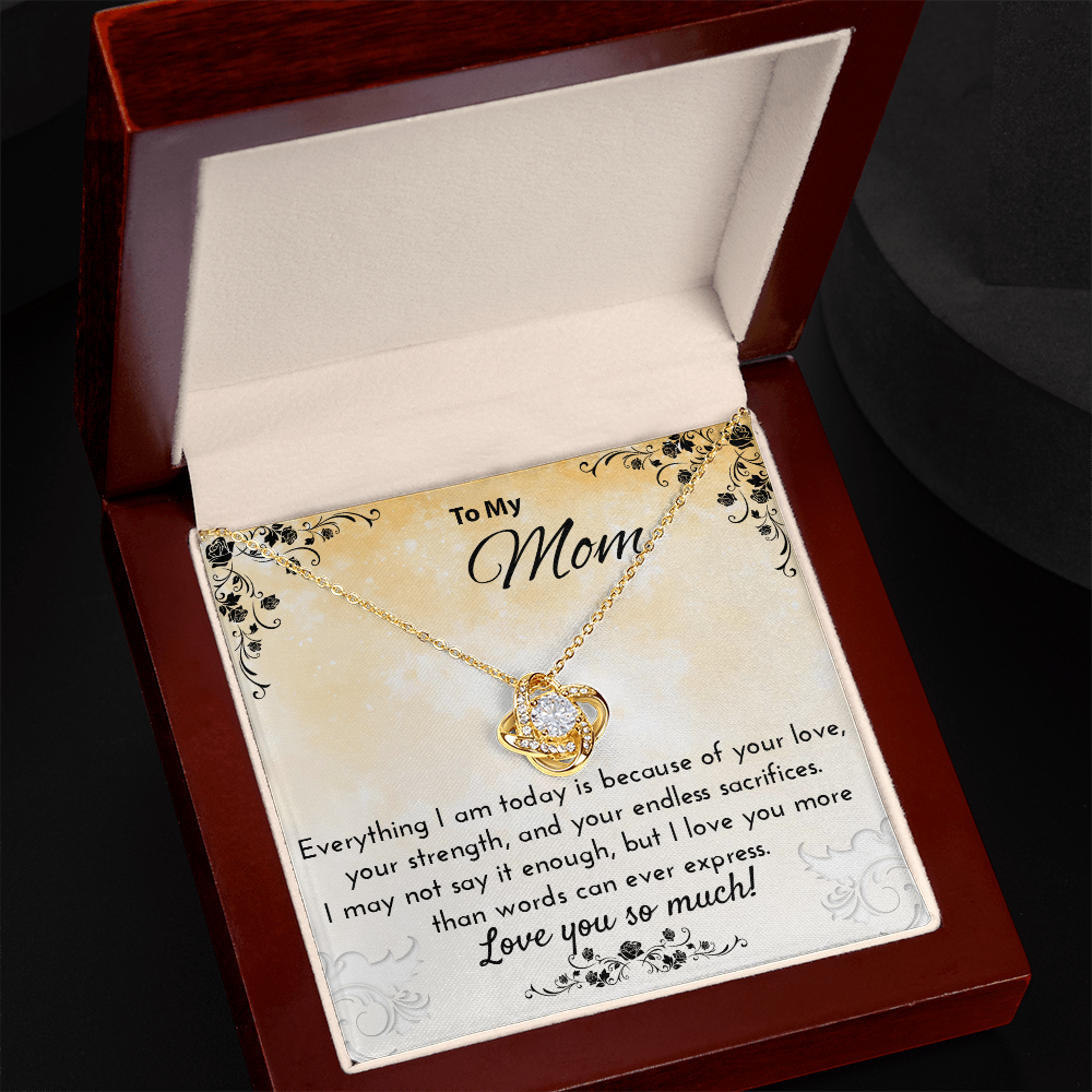 Mother's Day Necklace Gift for Mom – Meaningful Jewelry with Message Card