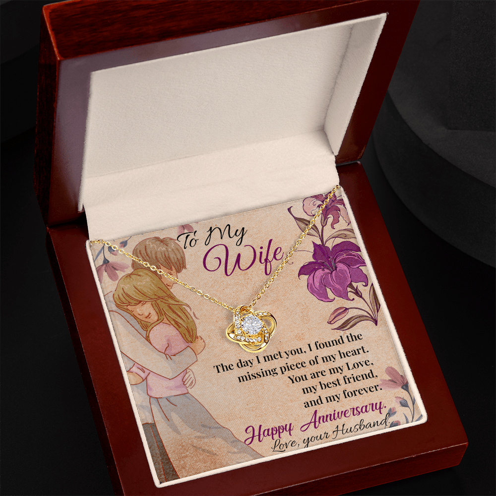 To My Wife Necklace – Meaningful Anniversary Gift for Wife from Husband