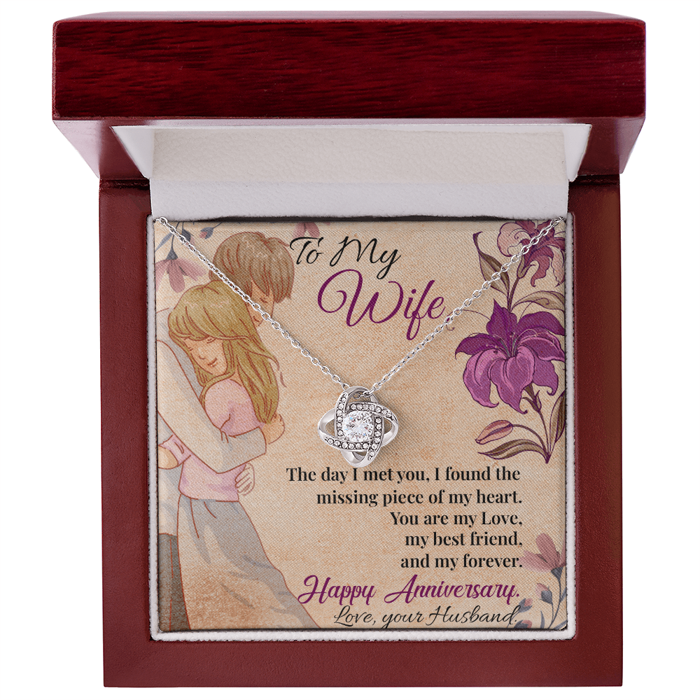 To My Wife Necklace – Meaningful Anniversary Gift for Wife from Husband
