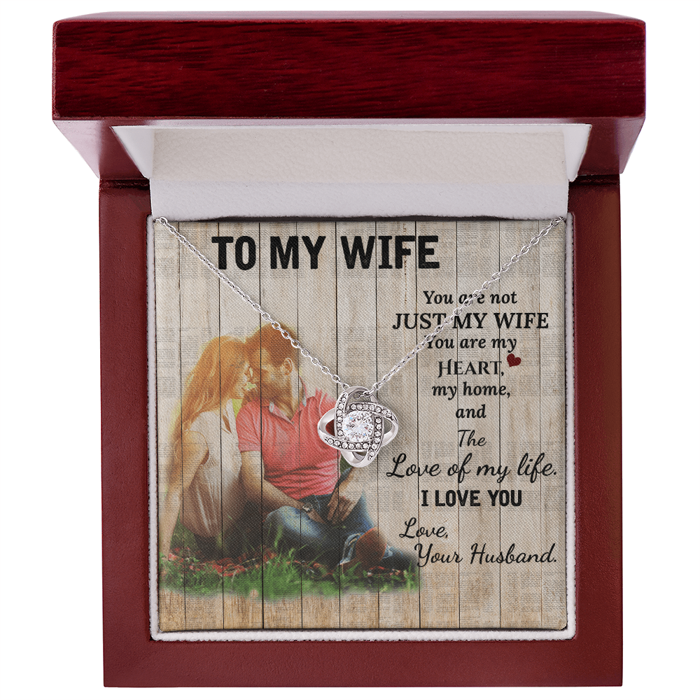 To My Wife Necklace – Anniversary Gift She Will Treasure Forever