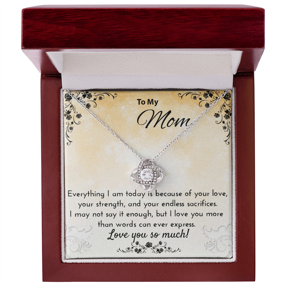 Mother's Day Necklace Gift for Mom – Meaningful Jewelry with Message Card